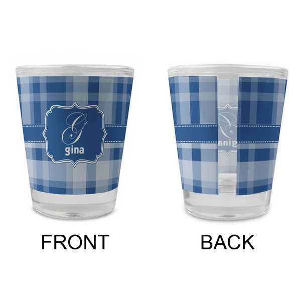 Plaid Glass Shot Glass - Standard - APPROVAL