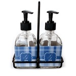 Plaid Glass Soap & Lotion Bottle Set (Personalized)
