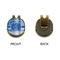 Plaid Golf Ball Hat Clip Marker - Apvl - GOLD
