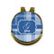Plaid Golf Ball Marker - Hat Clip - Gold