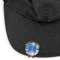Plaid Golf Ball Marker Hat Clip - Main - GOLD