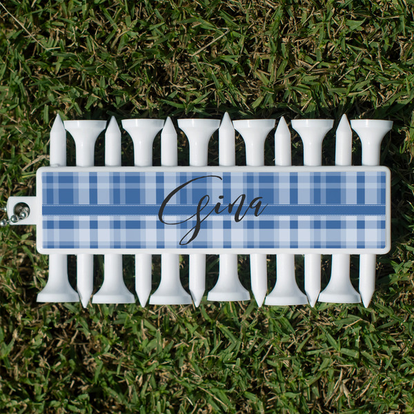 Plaid Golf Tees & Ball Markers Set - Front