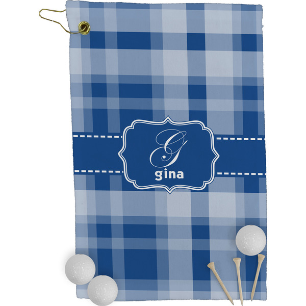 Plaid Golf Towel (Personalized)