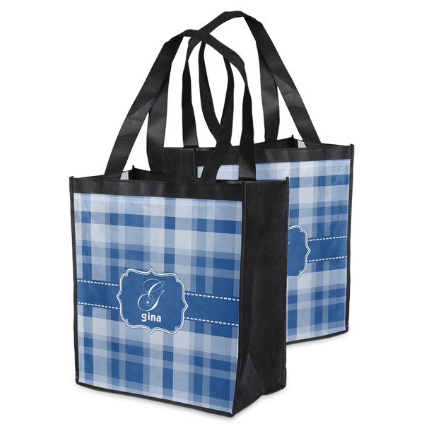 Plaid Grocery Bag - MAIN