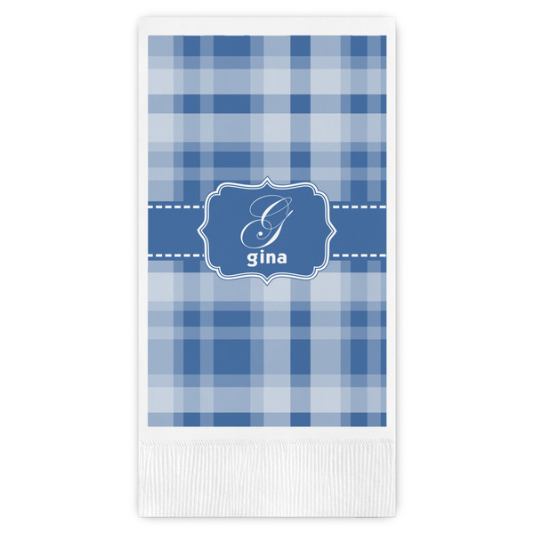 Custom Plaid Guest Paper Towels - Full Color (Personalized)