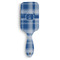 Plaid Hair Brush - Front View