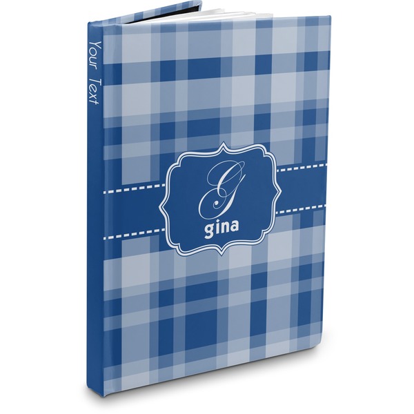 Custom Plaid Hardbound Journal (Personalized)