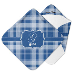 Plaid Hooded Baby Towel (Personalized)