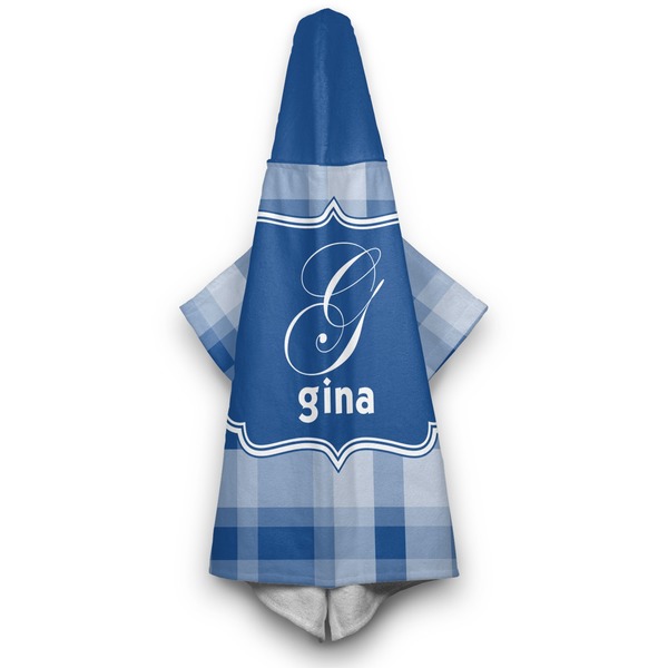 Plaid Hooded Towel - Hanging