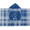 Plaid Kids Hooded Towel (Personalized)