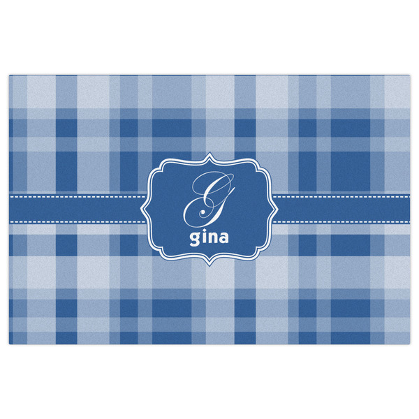 Plaid Indoor / Outdoor Rug - 2'x3' - Front Flat