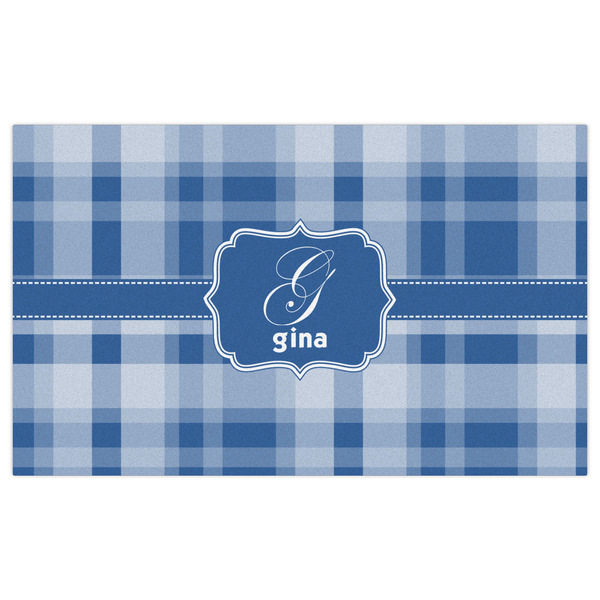 Plaid Indoor / Outdoor Rug - 3'x5' - Front Flat