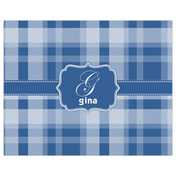 Plaid Indoor / Outdoor Rug - 8'x10' - Front Flat