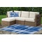 Plaid Outdoor Mat & Cushions