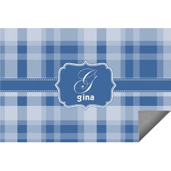 Plaid Indoor / Outdoor Rug (Personalized)