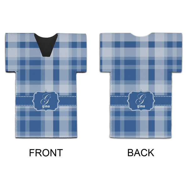 Plaid Jersey Bottle Cooler - APPROVAL