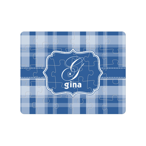 Custom Plaid 30 pc Jigsaw Puzzle (Personalized)