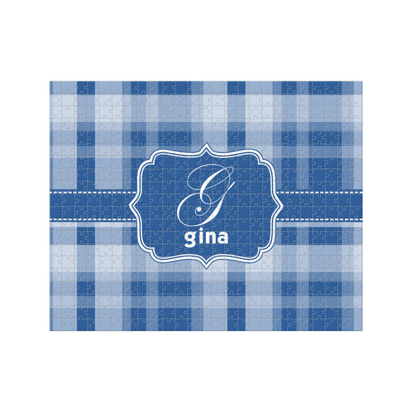 Custom Plaid 500 pc Jigsaw Puzzle (Personalized)