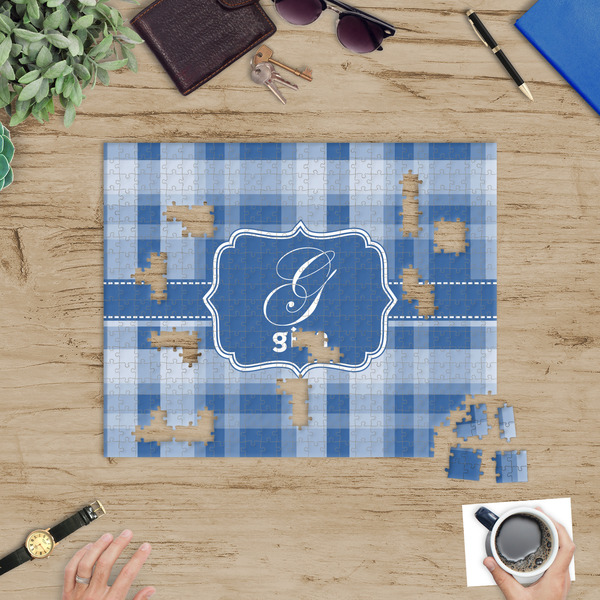 Plaid Jigsaw Puzzle 500 Piece - In Context