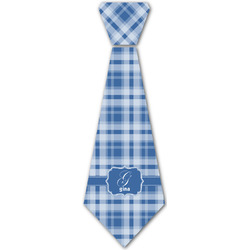 Plaid Iron On Tie - 4 Sizes w/ Name and Initial