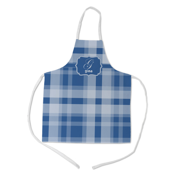 Custom Plaid Kid's Apron - Medium (Personalized)