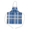Plaid Kid's Apron - Medium (Personalized)
