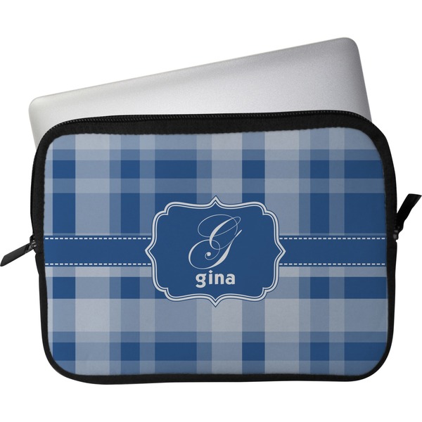 Custom Plaid Laptop Sleeve / Case - 13" (Personalized)