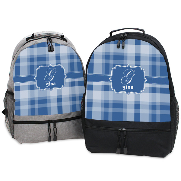 Plaid Large Backpacks - Both
