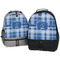 Plaid Large Backpacks - Both