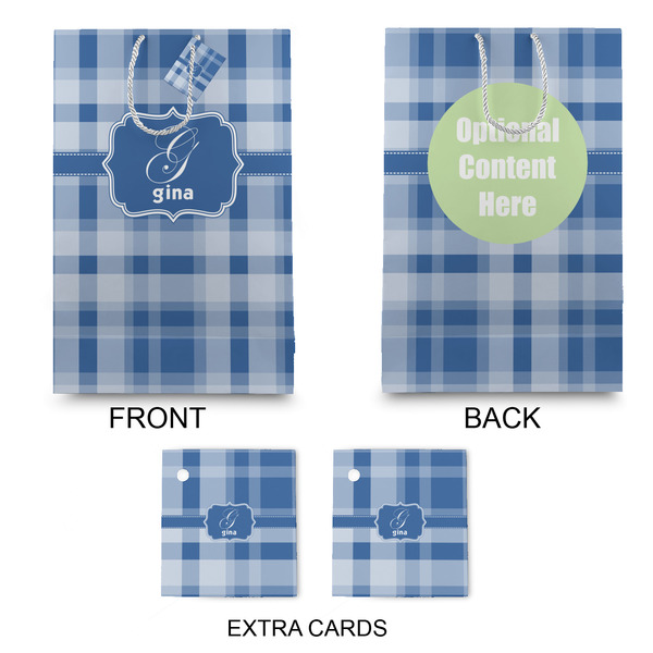 Plaid Large Gift Bag - Approval