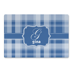 Plaid Large Rectangle Car Magnet (Personalized)