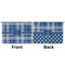 Plaid Large Zipper Pouch Approval (Front and Back)