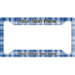 Plaid License Plate Frame - Style A (Personalized)