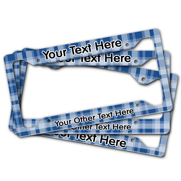 Plaid License Plate Frames - (PARENT MAIN)