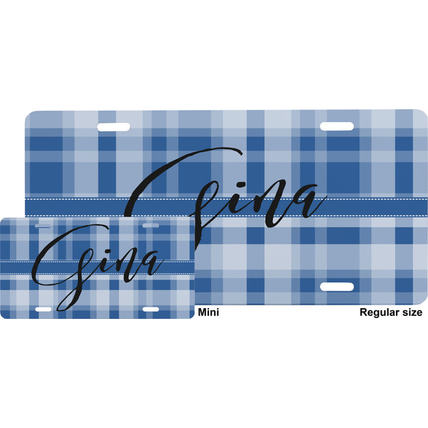Plaid License Plate (Sizes)
