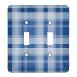 Plaid Light Switch Cover (2 Toggle Plate)