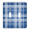 Plaid Light Switch Cover (2 Toggle Plate)