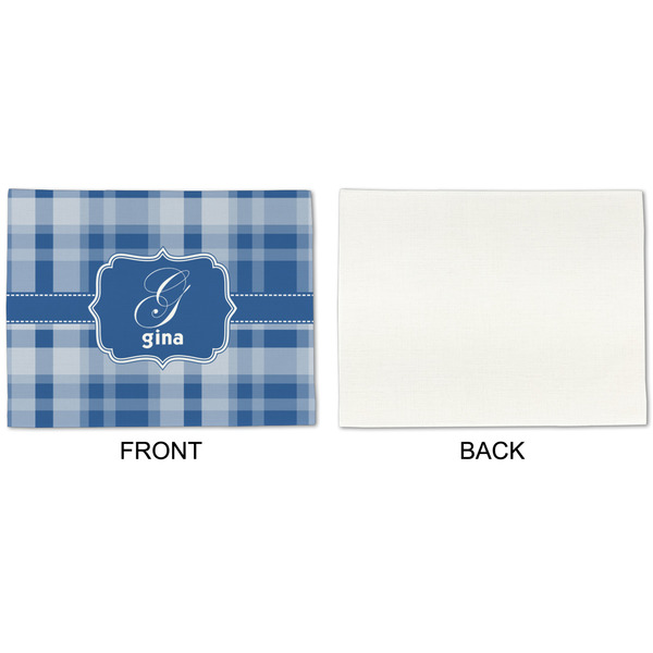 Plaid Linen Placemat - APPROVAL Single (single sided)