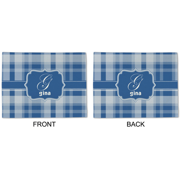 Plaid Linen Placemat - APPROVAL (double sided)