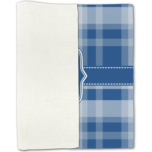 Plaid Linen Placemat - Folded Half