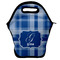 Plaid Lunch Bag w/ Name and Initial