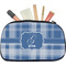 Plaid Makeup / Cosmetic Bag - Medium (Personalized)