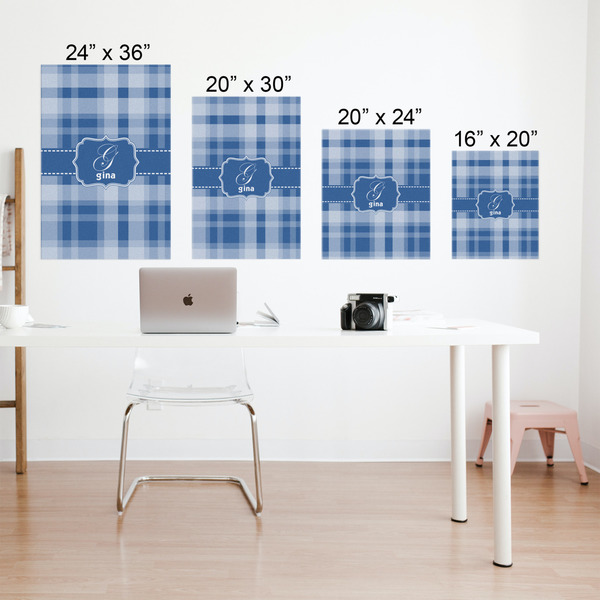 Plaid Matte Poster - Sizes
