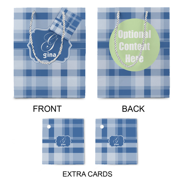 Plaid Medium Gift Bag - Approval