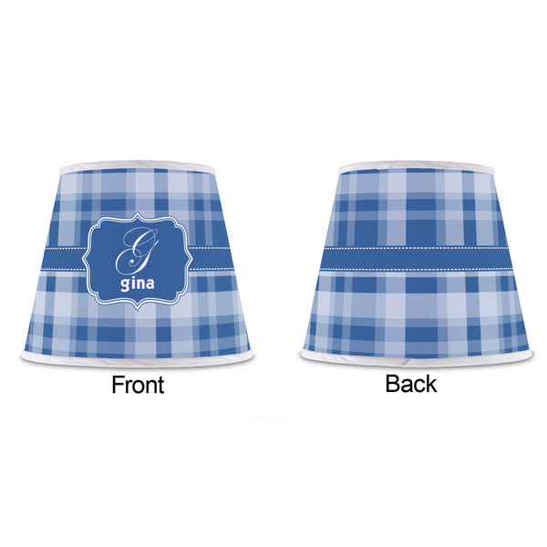 Plaid Poly Film Empire Lampshade - Approval