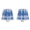 Plaid Poly Film Empire Lampshade - Approval