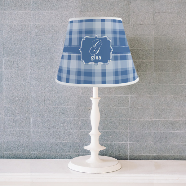 Plaid Poly Film Empire Lampshade - Lifestyle