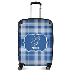 Plaid Suitcase - 24" Medium - Checked (Personalized)