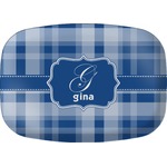 Plaid Melamine Platter (Personalized)