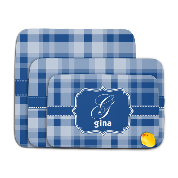 Plaid Memory Foam Bath Mat - MAIN PARENT